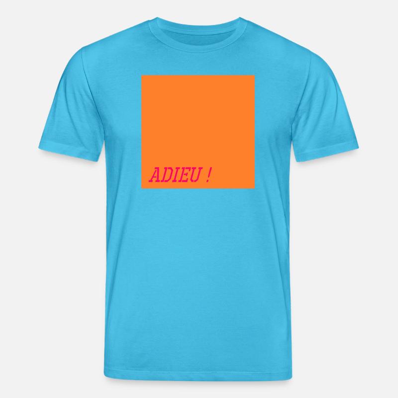 Mots d'adieu - T-shirt bio CREATOR Stanley/Stella Unisexe - bleu aqua