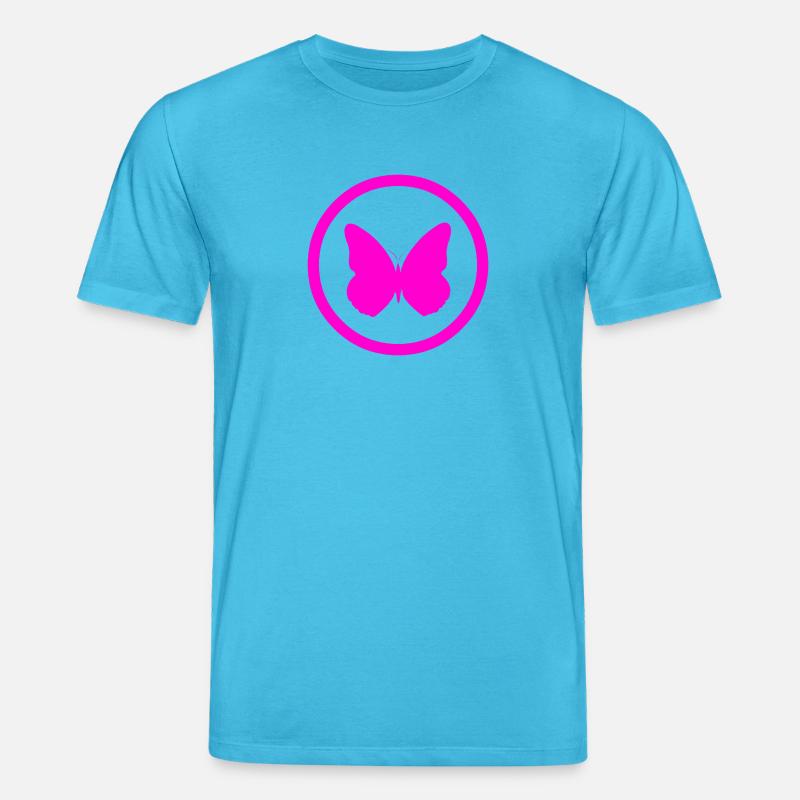 Papillon - T-shirt bio CREATOR Stanley/Stella Unisexe - bleu aqua