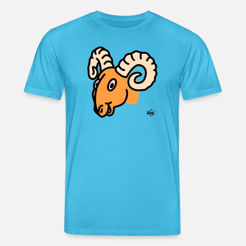 Ariès grand - T-shirt bio CREATOR Stanley/Stella Unisexe - bleu aqua