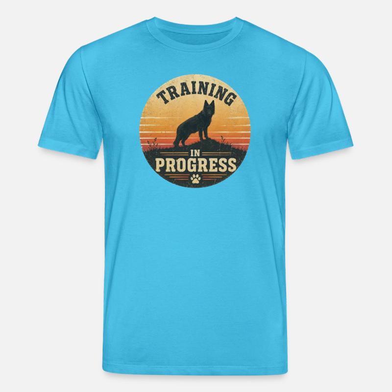 Training in Progress - Stanley/Stella Unisex Bio-T-Shirt CREATOR - Aquablau