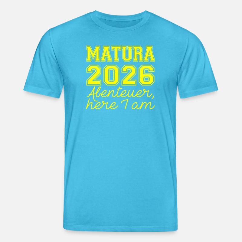 Matura 2026 Spruch - T-shirt bio CREATOR Stanley/Stella Unisexe - bleu aqua