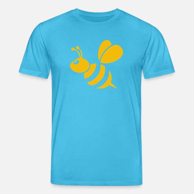 Bienchen - Stanley/Stella Unisex Bio-T-Shirt CREATOR - Aquablau