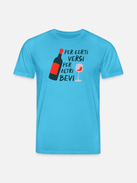 PER_CERTI_VERSI-01 - Stanley/Stella Unisex Bio-T-Shirt CREATOR - Aquablau