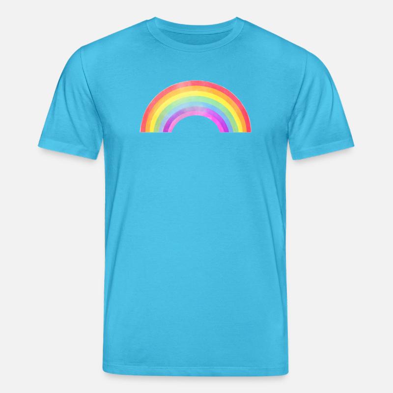 Regenbogenbogen  - Stanley/Stella Unisex Bio-T-Shirt CREATOR  - Aquablau