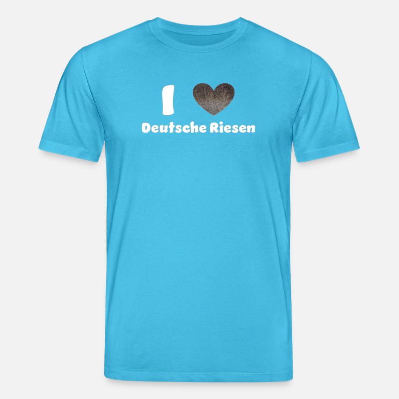 Deutsche Riesen - Stanley/Stella Unisex Bio-T-Shirt CREATOR  - Aquablau