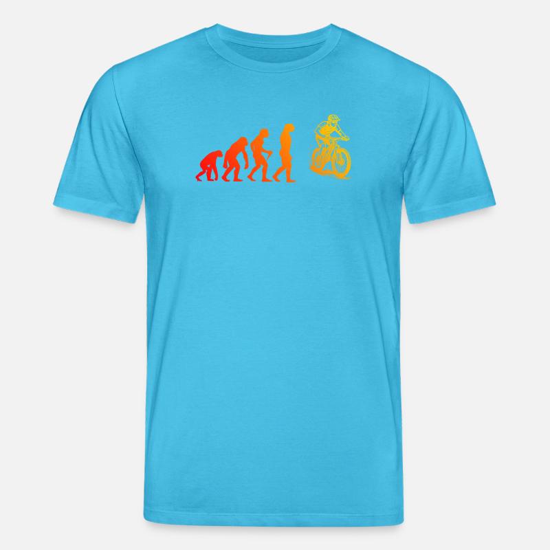 Déclaration directe sur le VTT - T-shirt bio CREATOR Stanley/Stella Unisexe - bleu aqua