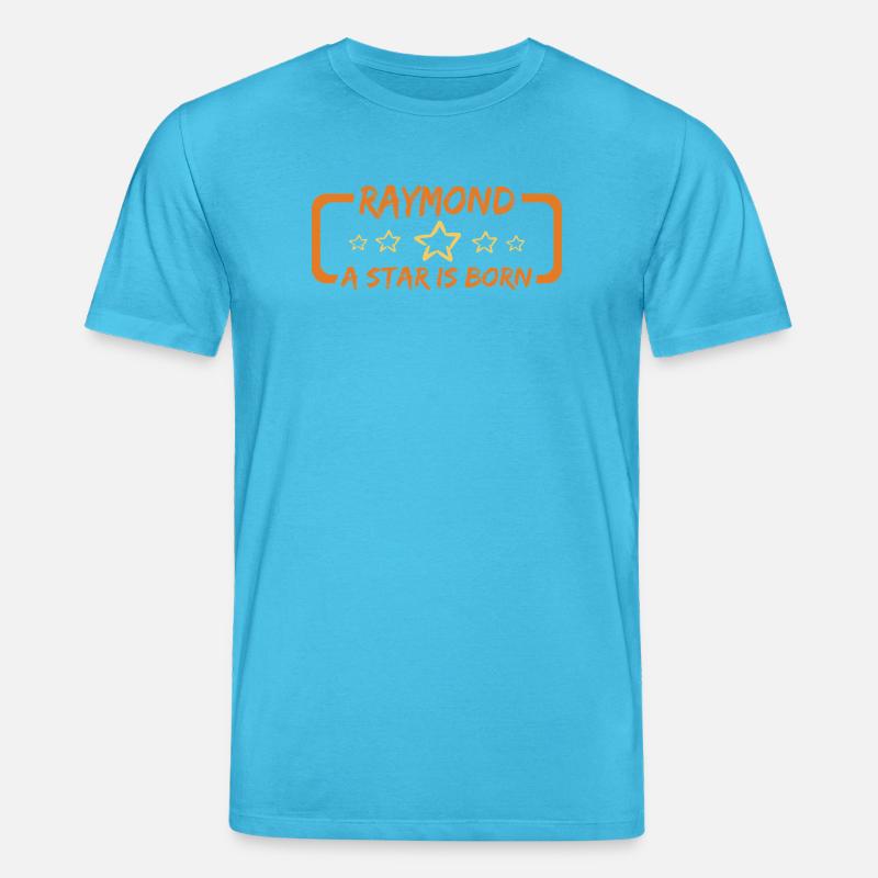 Geschenk Raymond - Stanley/Stella Unisex Bio-T-Shirt CREATOR  - Aquablau