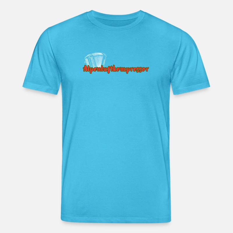Alpenluftkompressor_2 - Stanley/Stella Unisex Bio-T-Shirt CREATOR  - Aquablau