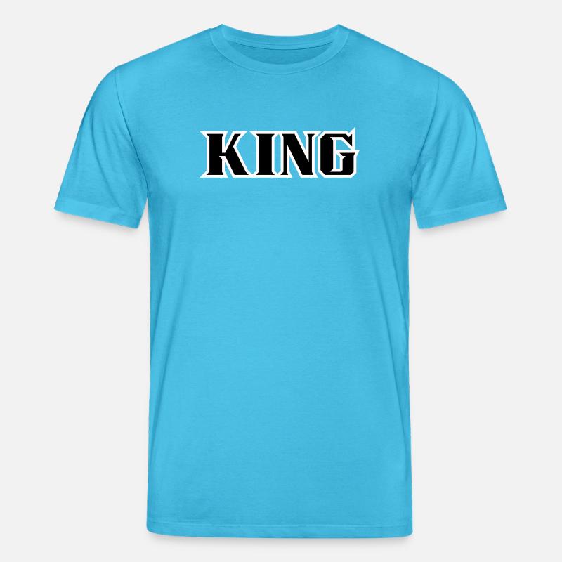 King Classic Text - Stanley/Stella Unisex Bio-T-Shirt CREATOR  - Aquablau