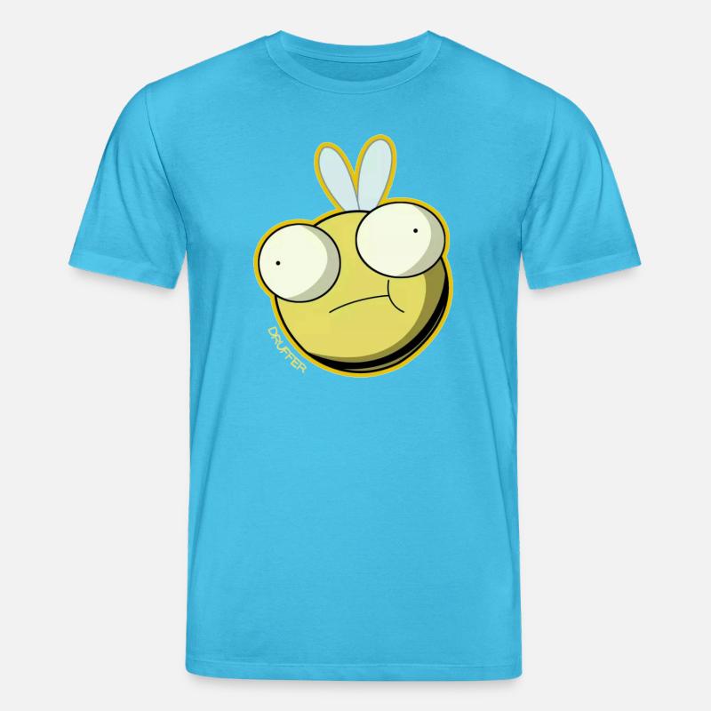 DRUFFER™ Face - T-shirt bio CREATOR Stanley/Stella Unisexe - bleu aqua