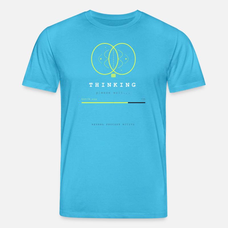 BRAIN.EXE LÄDT - Stanley/Stella Unisex Bio-T-Shirt CREATOR  - Aquablau