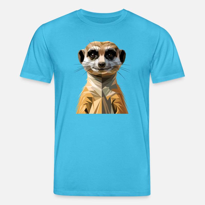 Suricate Suricate Douce Mangouste Suricate - T-shirt bio CREATOR Stanley/Stella Unisexe - bleu aqua