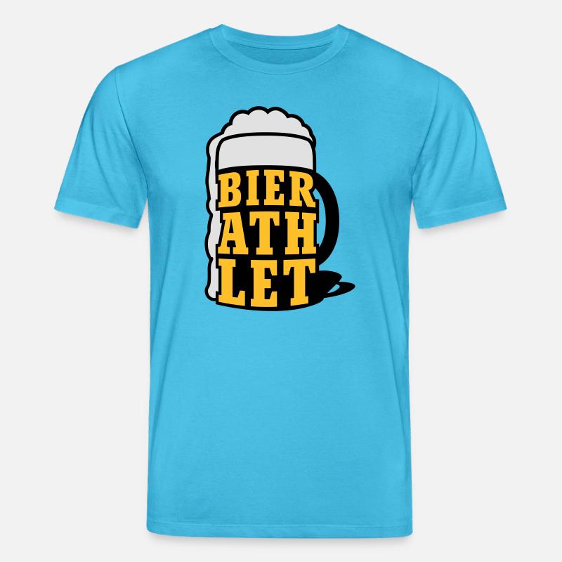 Bierathlet - Stanley/Stella Unisex Bio-T-Shirt CREATOR  - Aquablau