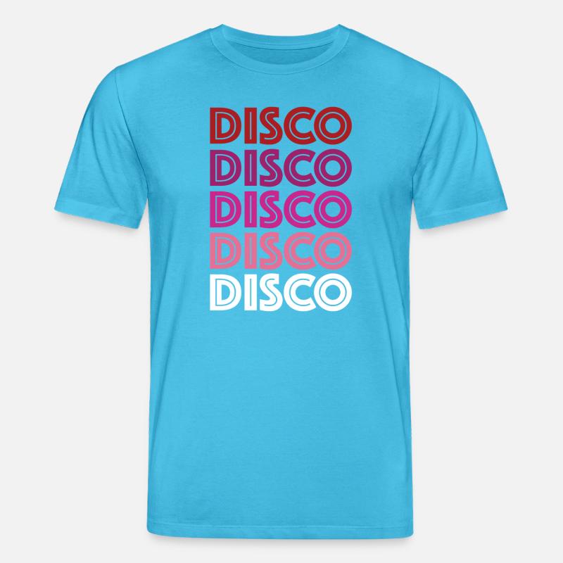 Disco Disco Disco - Stanley/Stella Unisex Bio-T-Shirt CREATOR  - Aquablau