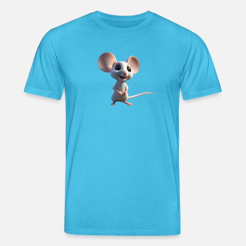 Mouse 2 - Stanley/Stella Unisex Bio-T-Shirt CREATOR - Aquablau