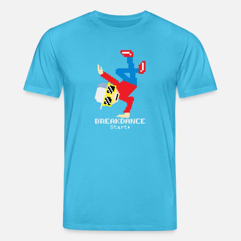 Breakdance B-Boy  - Stanley/Stella Unisex Bio-T-Shirt CREATOR  - Aquablau