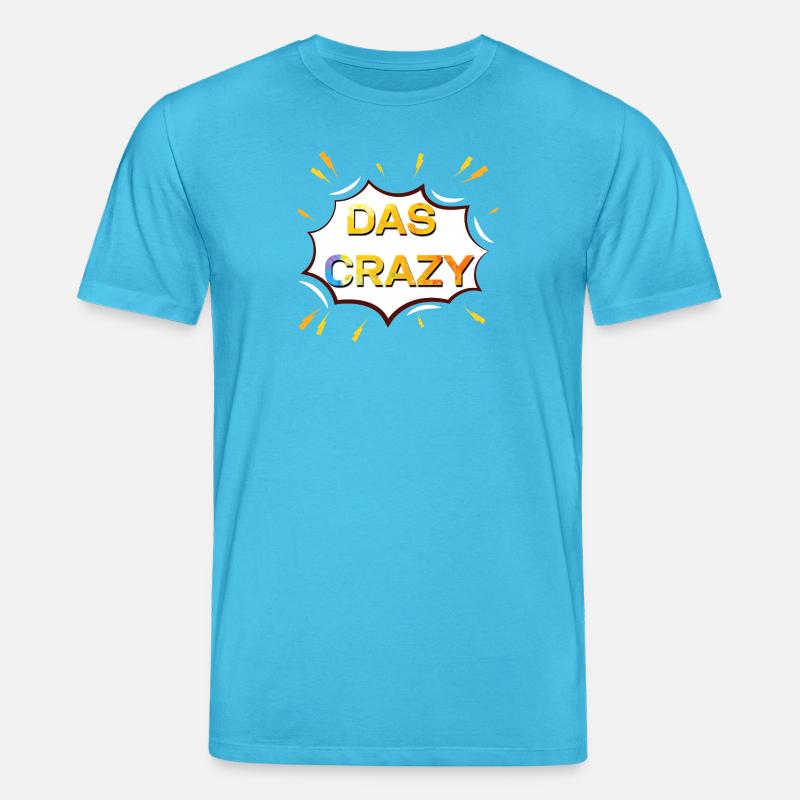 Das Crazy Farbexplosion - Stanley/Stella Unisex Bio-T-Shirt CREATOR  - Aquablau