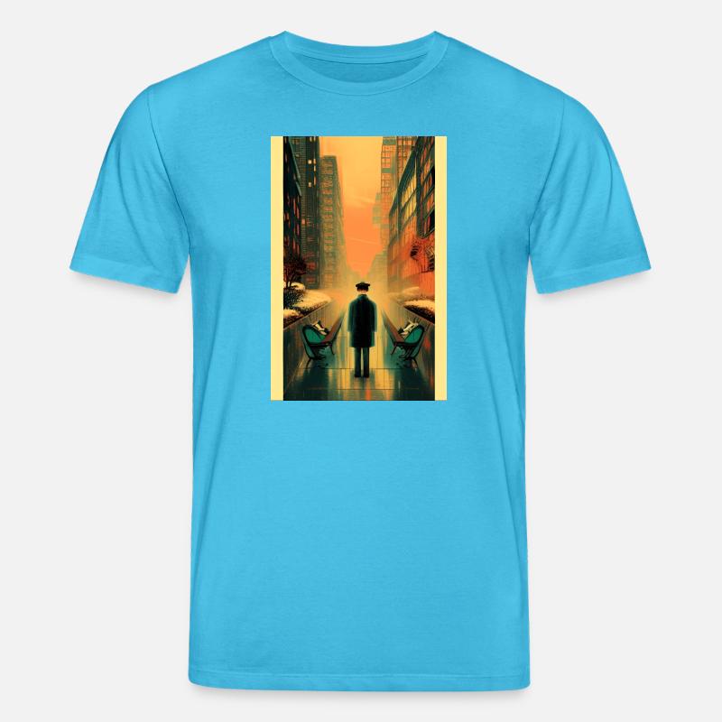 Straßen 3 - Stanley/Stella Unisex Bio-T-Shirt CREATOR  - Aquablau