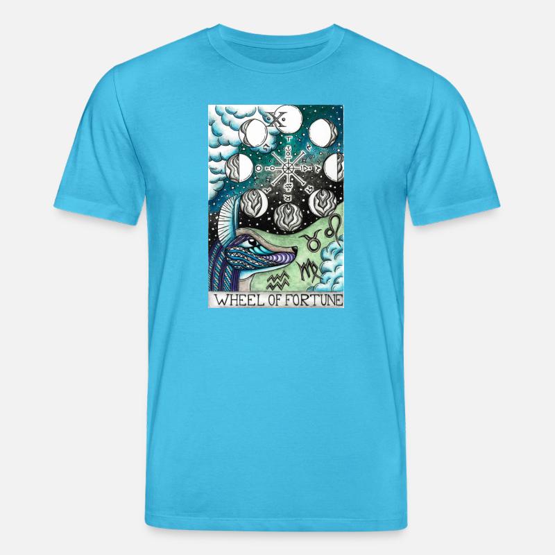 Roue de la Fortune - T-shirt bio CREATOR Stanley/Stella Unisexe - bleu aqua