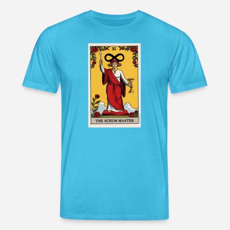 Das Infinity Tarot Scrum Master Design - Stanley/Stella Unisex Bio-T-Shirt CREATOR  - Aquablau