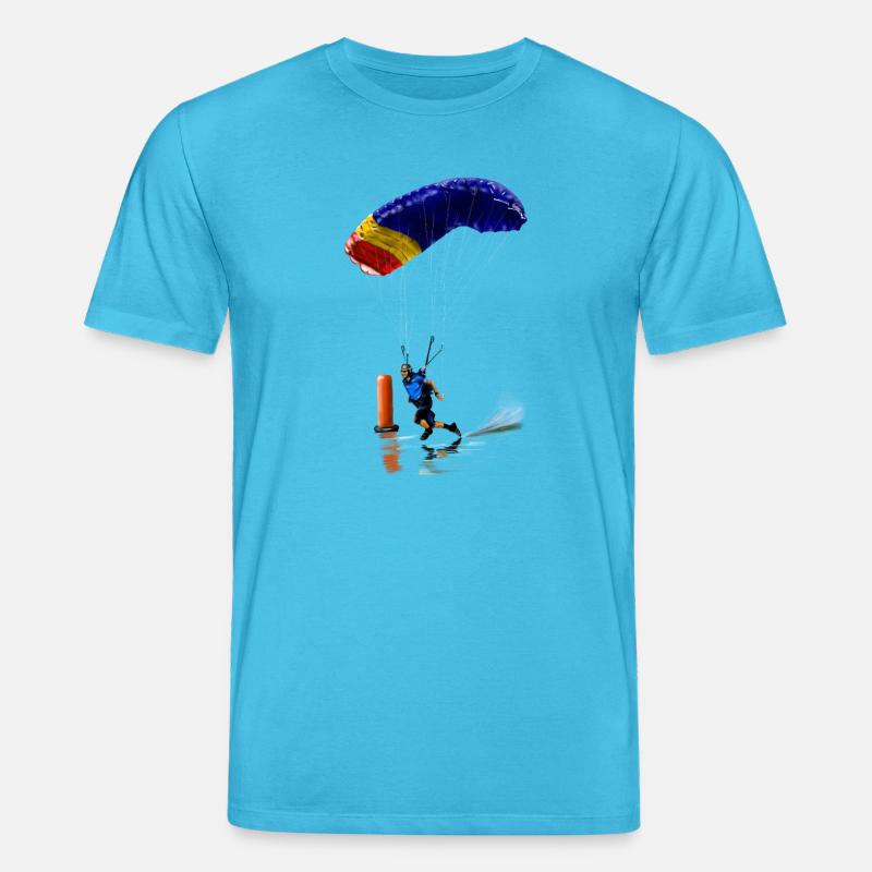 Swooping - Stanley/Stella Unisex Bio-T-Shirt CREATOR  - Aquablau