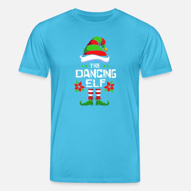 Tanzen Elfe Elf Weihnachtsgeschenk - Stanley/Stella Unisex Bio-T-Shirt CREATOR - Aquablau