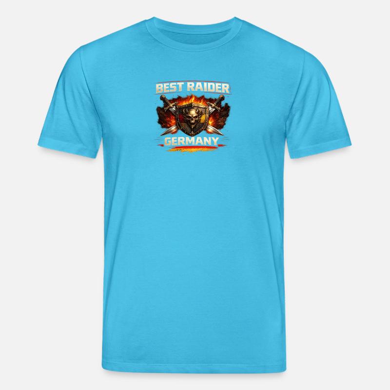 Bester Raider Deutschland - Stanley/Stella Unisex Bio-T-Shirt CREATOR  - Aquablau