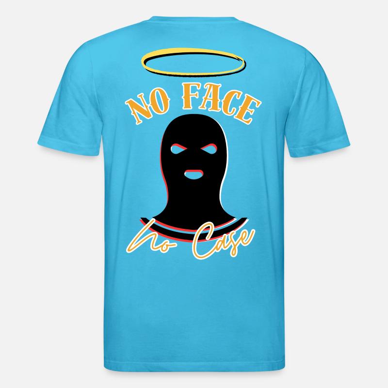 Pas de visage, pas d’étui - T-shirt bio CREATOR Stanley/Stella Unisexe - bleu aqua