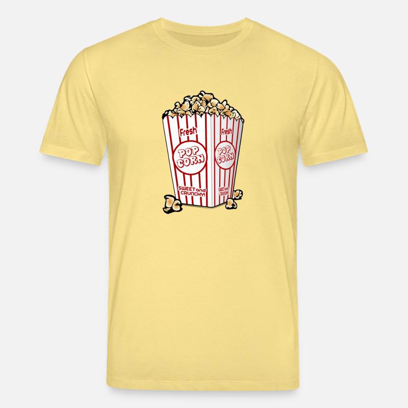 Popcorn. Geschenkidee - Stanley/Stella Unisex Bio-T-Shirt CREATOR  - Gelb Viva 