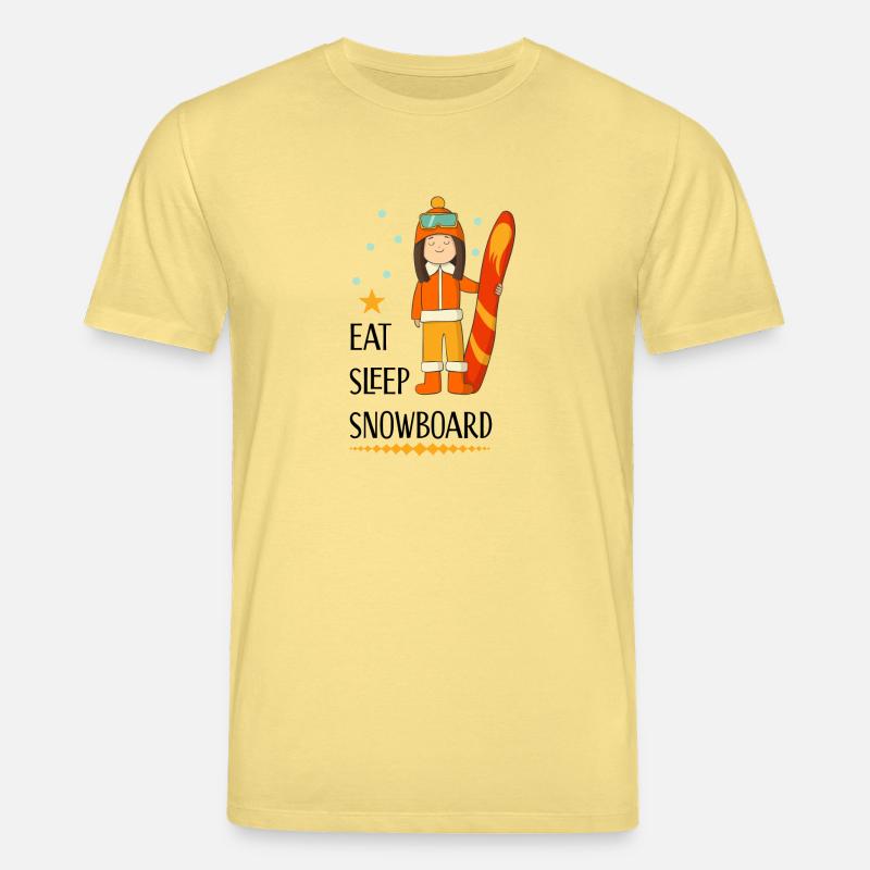 Snowboard - Stanley/Stella Unisex Bio-T-Shirt CREATOR  - Gelb Viva 