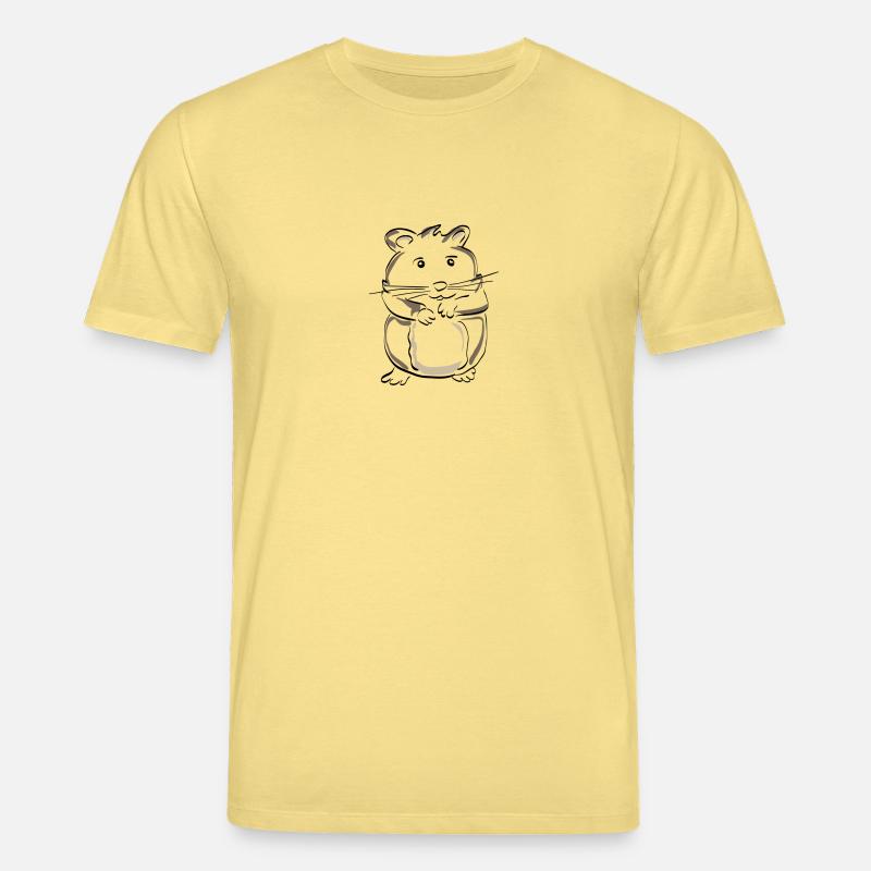 Gezeichneter Hamster - Perfekte Geschenkidee! - Stanley/Stella Unisex Bio-T-Shirt CREATOR  - Gelb Viva 