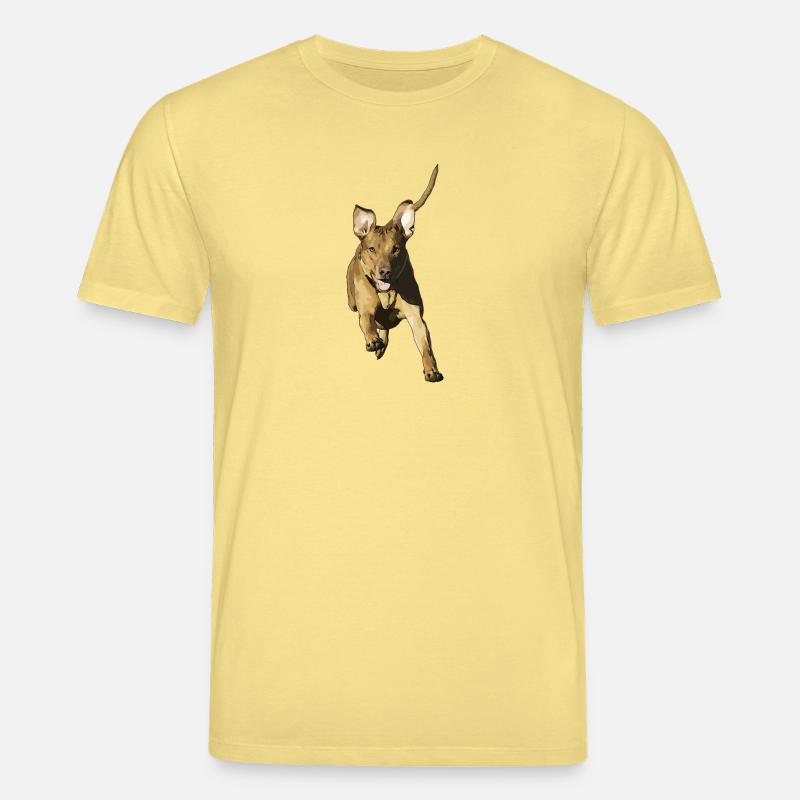 Rhodesian Ridgeback Livernose - Stanley/Stella Unisex Bio-T-Shirt CREATOR  - Gelb Viva 