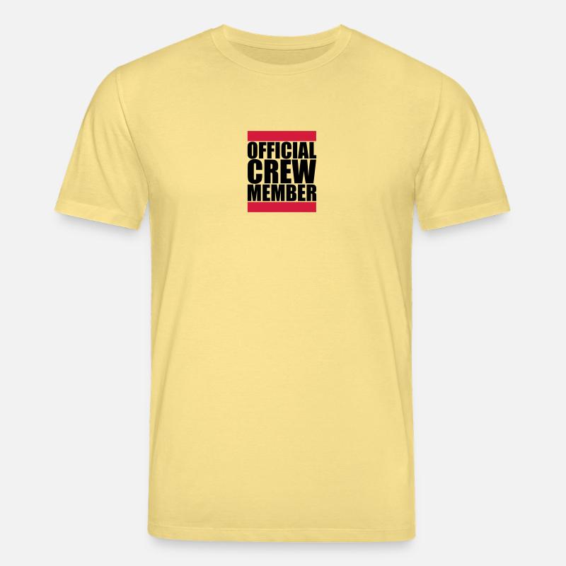 Official Crew Member Logo - T-shirt bio CREATOR Stanley/Stella Unisexe - jaune viva