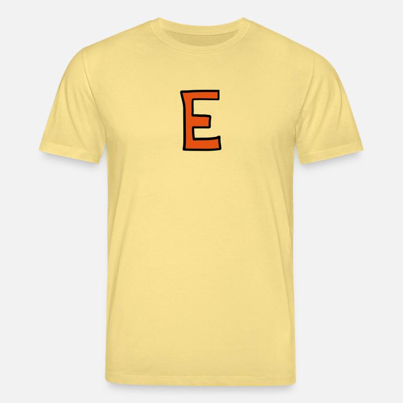 Buchstabe E Comic Cartoon - Stanley/Stella Unisex Bio-T-Shirt CREATOR  - Gelb Viva 