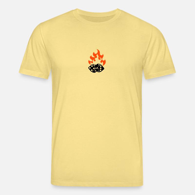 flaming_cubes - Stanley/Stella Unisex Bio-T-Shirt CREATOR  - Gelb Viva 
