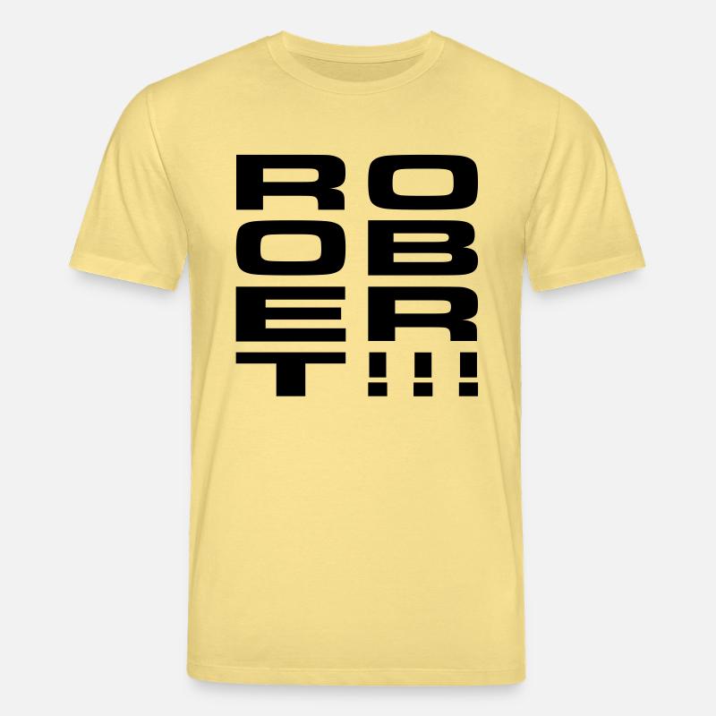 ROOBERT!!! - Stanley/Stella Unisex Bio-T-Shirt CREATOR  - Gelb Viva 
