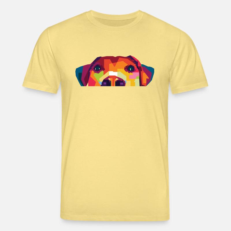 Hunde WPAP Design - Stanley/Stella Unisex Bio-T-Shirt CREATOR  - Gelb Viva 
