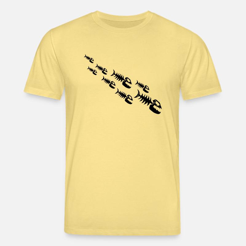Fish Bone Monsters - T-shirt bio CREATOR Stanley/Stella Unisexe - jaune viva 