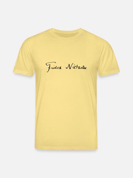 Friedrich Nietzsche - Stanley/Stella CREATOR Unisex Organic T-Shirt - viva yellow