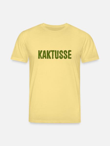 KAKTUSSE vs. CACTUS - Stanley/Stella CREATOR Unisex Organic T-Shirt - viva yellow