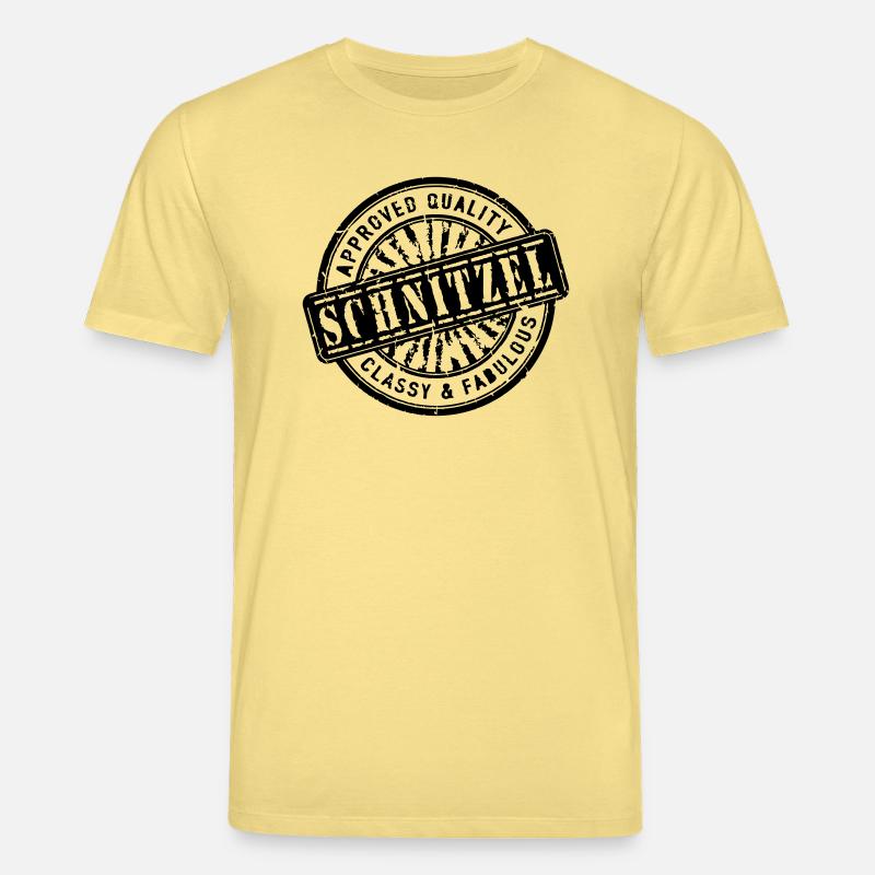 Schnitzel Stamp - Stanley/Stella Unisex Bio-T-Shirt CREATOR  - Gelb Viva 