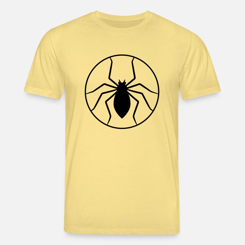 Circle Spider Logo Design - Stanley/Stella Unisex Bio-T-Shirt CREATOR  - Gelb Viva 