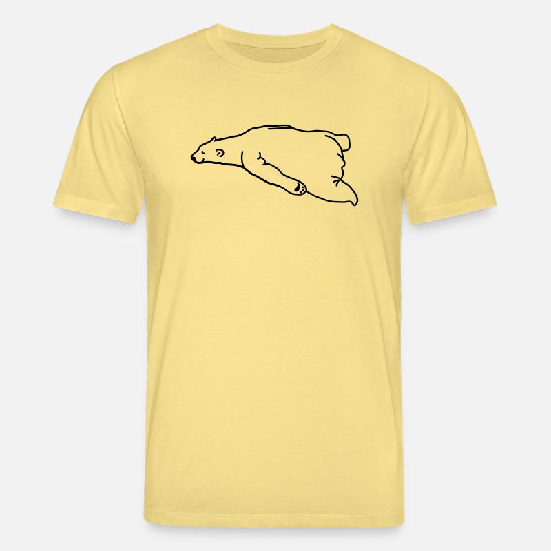 lazy_bear - Stanley/Stella Unisex Bio-T-Shirt CREATOR  - Gelb Viva 