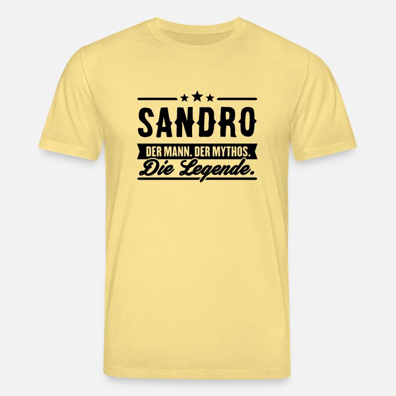 Mann Mythos Legende Sandro - Stanley/Stella Unisex Bio-T-Shirt CREATOR  - Gelb Viva 