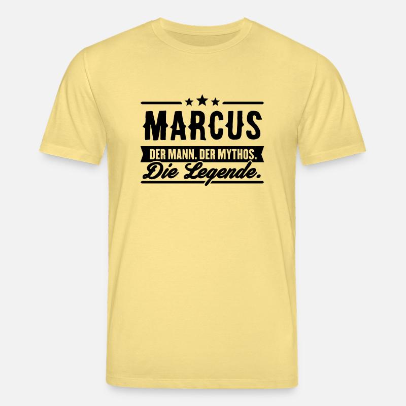 Mann Mythos Legende Marcus - Stanley/Stella Unisex Bio-T-Shirt CREATOR  - Gelb Viva 