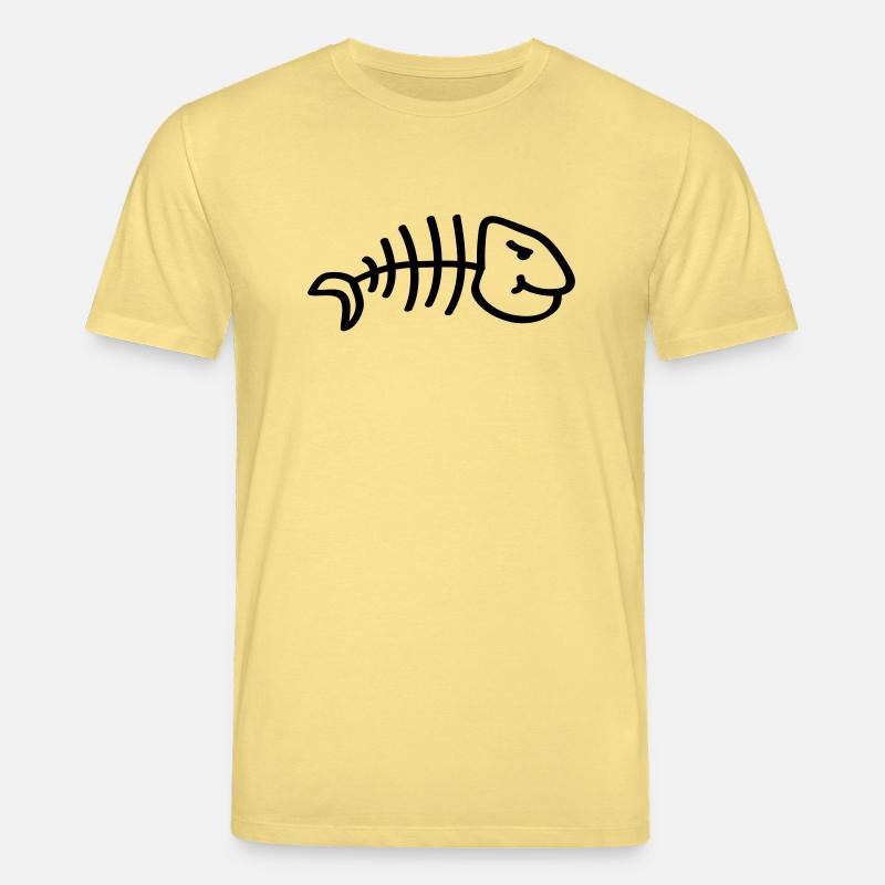 fish_comic_tk1 - T-shirt bio CREATOR Stanley/Stella Unisexe - jaune viva 