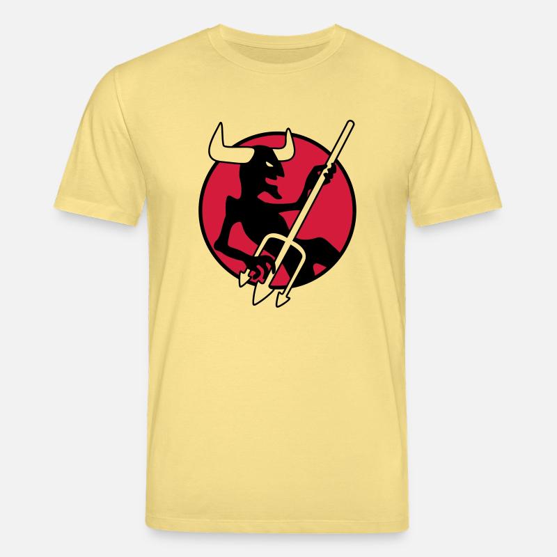 rockin_devil_3c - Stanley/Stella Unisex Bio-T-Shirt CREATOR  - Gelb Viva 