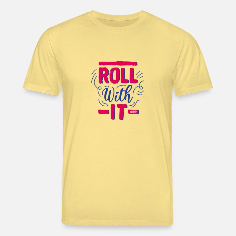 sookie roll with it 02 - Stanley/Stella Unisex Bio-T-Shirt CREATOR  - Gelb Viva 