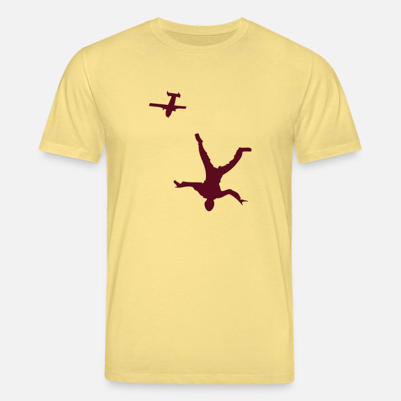 HeadDown with skyvan - Stanley/Stella Unisex Bio-T-Shirt CREATOR  - Gelb Viva 
