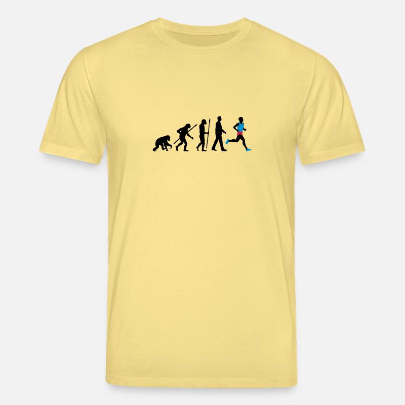 evolution_laufer_102012_a_3c - T-shirt bio CREATOR Stanley/Stella Unisexe - jaune viva 